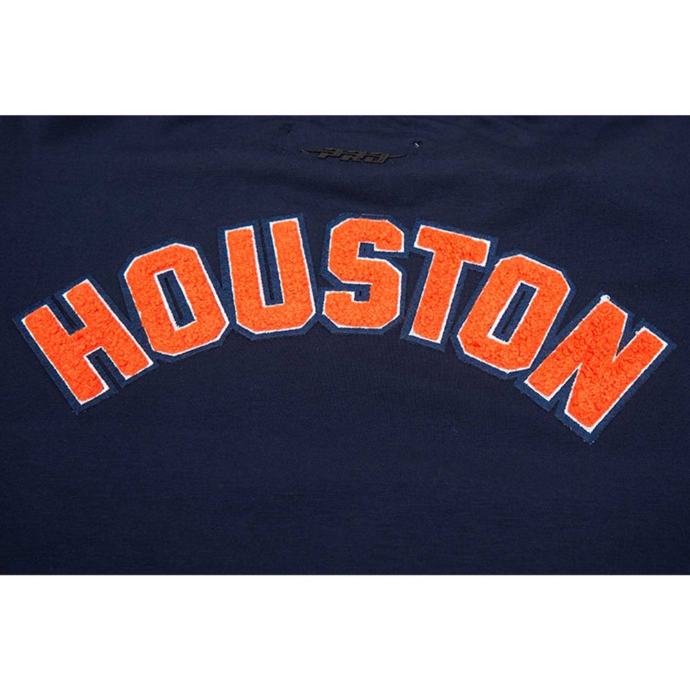 Pro Standard Women's Pro Standard Navy Houston Astros Classic Team Boxy  Cropped T-Shirt