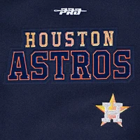 Women's Pro Standard Navy Houston Astros Game Day Classics Wool Varsity Jacket