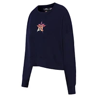 Sweat-shirt Pro Standard bleu marine pour femmes des Astros de Houston Painted Sky