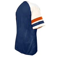 Women's Profile  Navy Houston Astros Arched Notch Neck T-Shirt