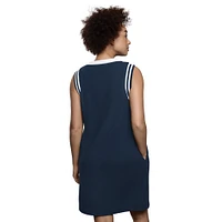 Women's Starter  Navy Houston Astros Fast Track Sneaker V-Neck Dress