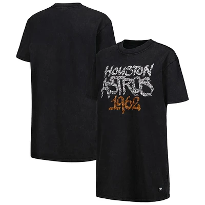 Robe t-shirt The Wild Collective Houston Astros noire pour femme