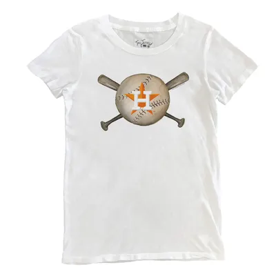 Lids Houston Astros Tiny Turnip Toddler Heart Banner 3/4-Sleeve Raglan T- Shirt - White/Navy