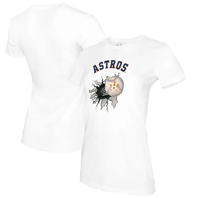 Lids Houston Astros Tiny Turnip Infant Babes Raglan 3/4 Sleeve T-Shirt -  White/Black