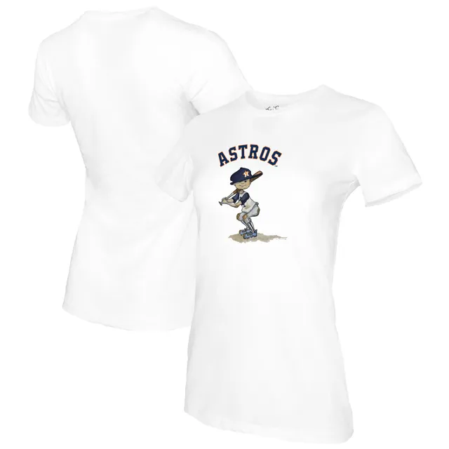 Lids Houston Astros Tiny Turnip Women's Popcorn T-Shirt - Navy
