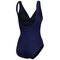 Maillot de bain une pièce Tommy Bahama pour femme, bleu marine Houston Astros Pearl Clara