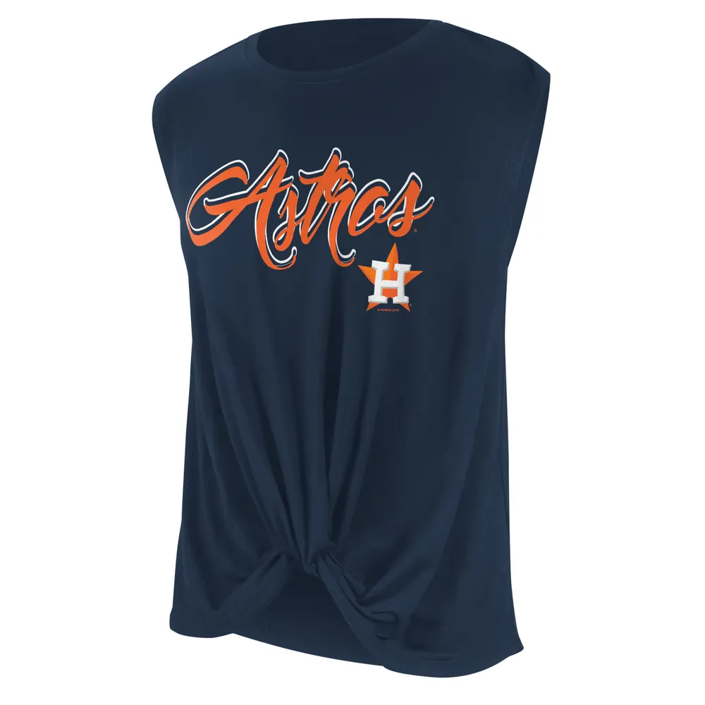 Lids Houston Astros Touch Women's Showdown Front Twisted Tank Top - Navy