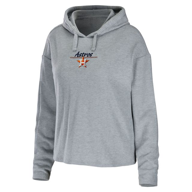 Ensemble de nuit WEAR by Erin Andrews gris chiné pour femme Houston Astros Logo Pullover Hoodie & Pants