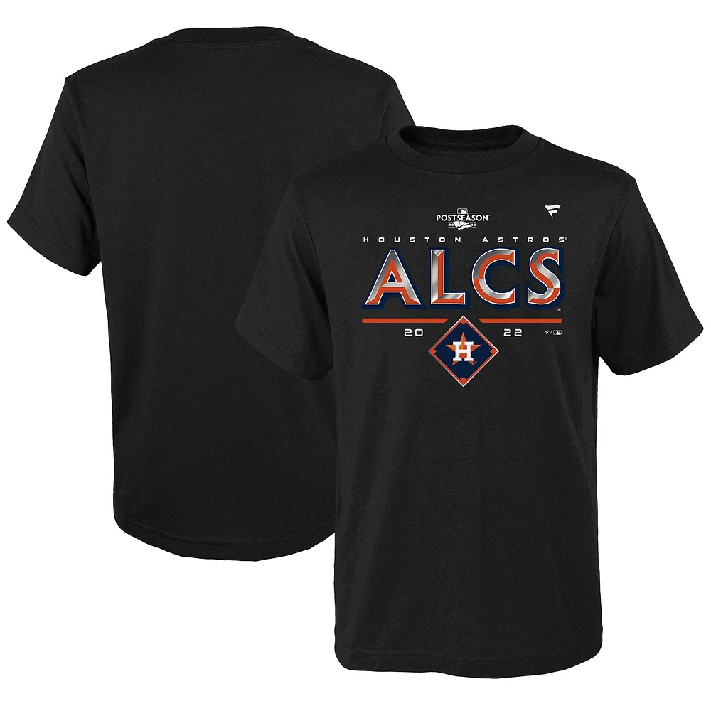 Youth Fanatics Black Houston Astros 2022 Division Series Winner Locker Room T-Shirt