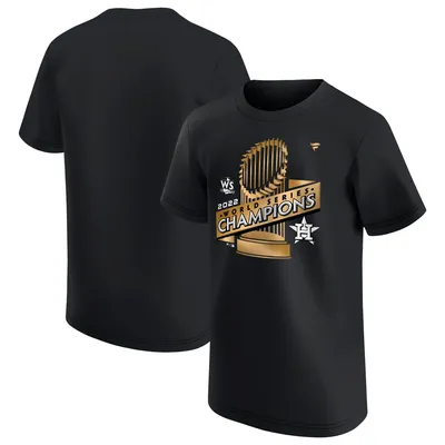 Houston Astros Fanatics Branded Youth 2022 World Series Champions Parade T-Shirt - Black