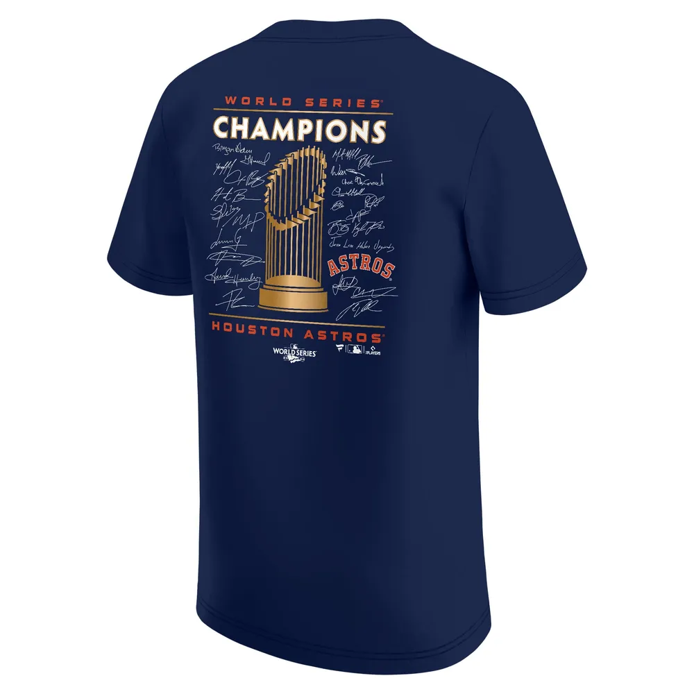 Lids Houston Astros Fanatics Branded 2022 World Series Champions Signature  Roster Long Sleeve T-Shirt - Navy