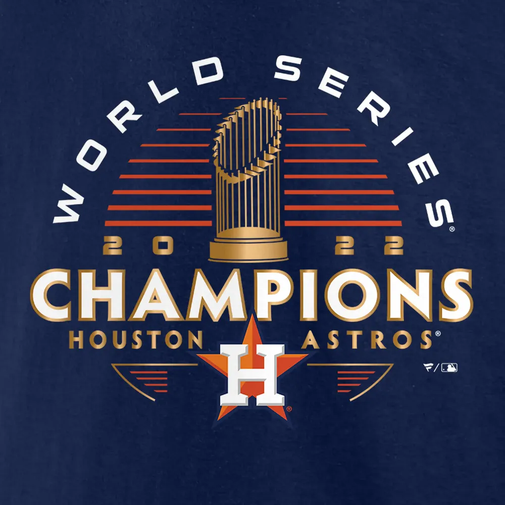 Fanatics Branded Youth Fanatics Branded Navy Houston Astros 2022 World  Series Champions Signature Roster T-Shirt
