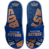 Youth FOCO Houston Astros Gel Slide Sandals