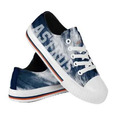 Houston Astros FOCO Youth Tie-Dye Canvas Sneakers