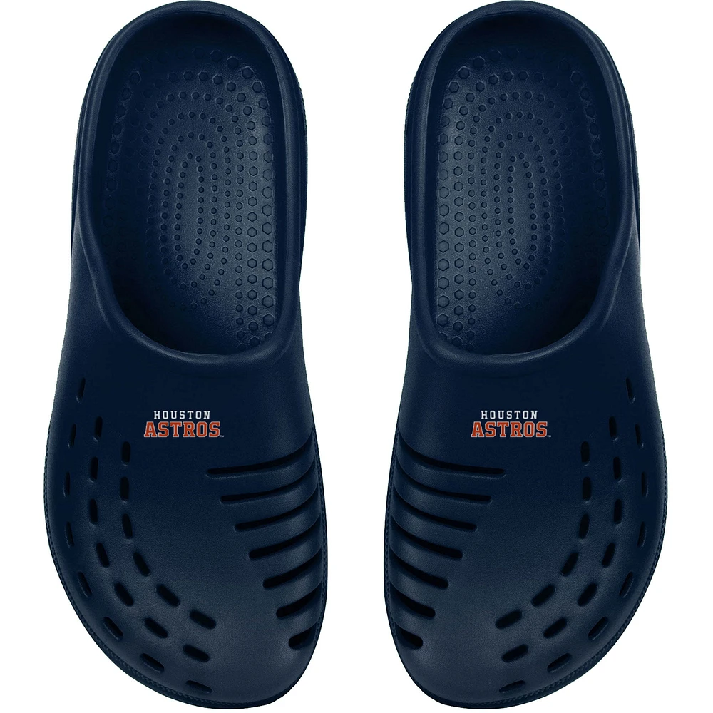 Youth FOCO Navy Houston Astros Sunny Day Clogs