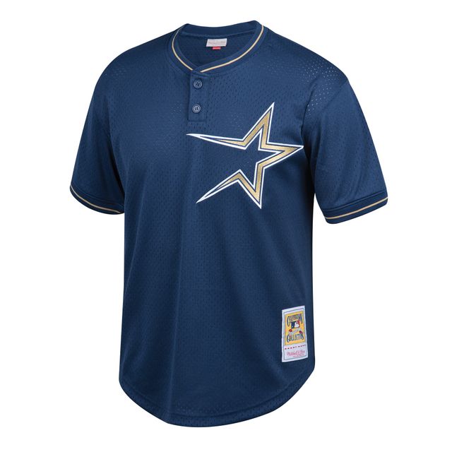 Mitchell & Ness Jeff Bagwell Navy Houston Astros Cooperstown Collection Maillot d'entraînement au bâton en maille