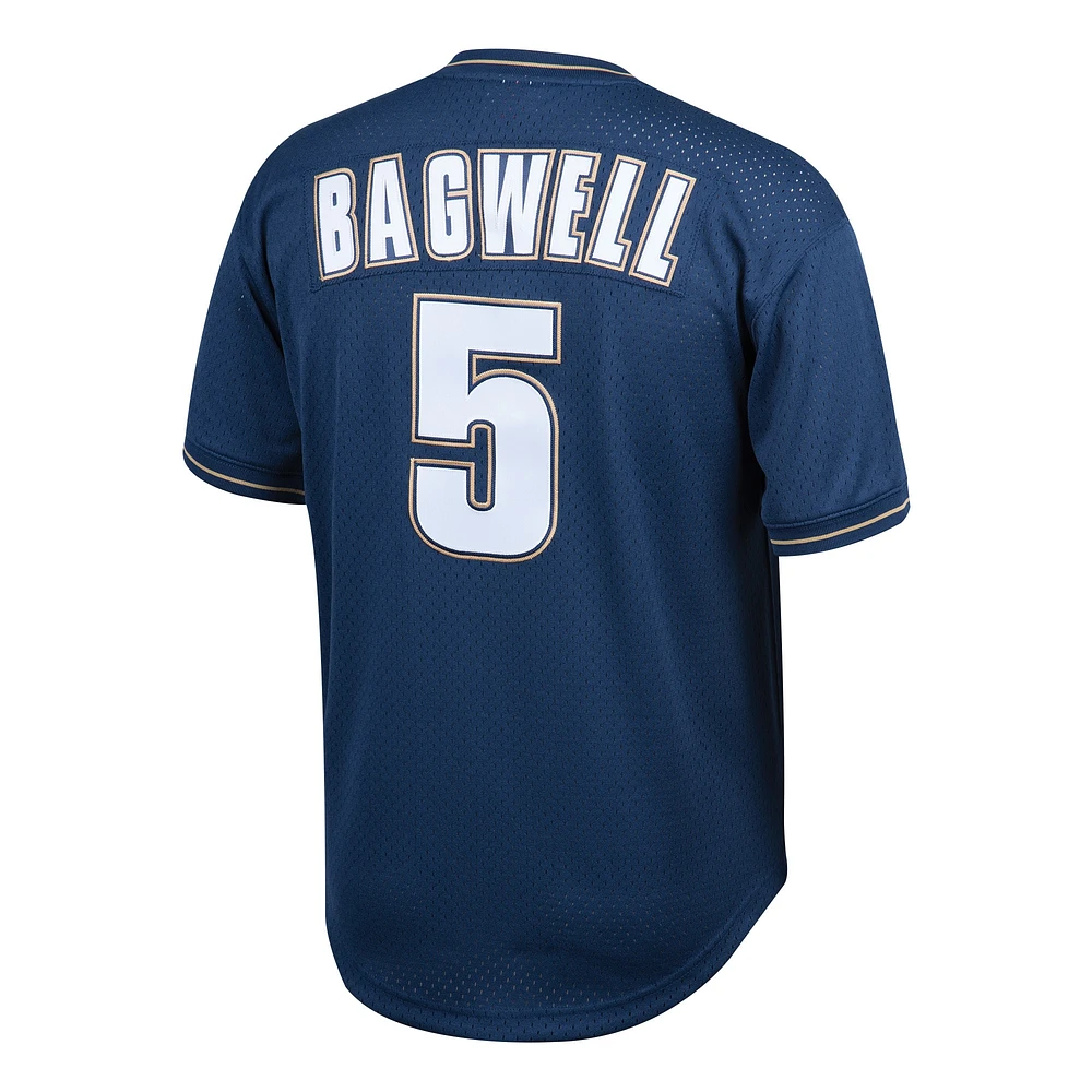 Youth Mitchell & Ness Jeff Bagwell Navy Houston Astros Cooperstown Collection Mesh Batting Practice Jersey