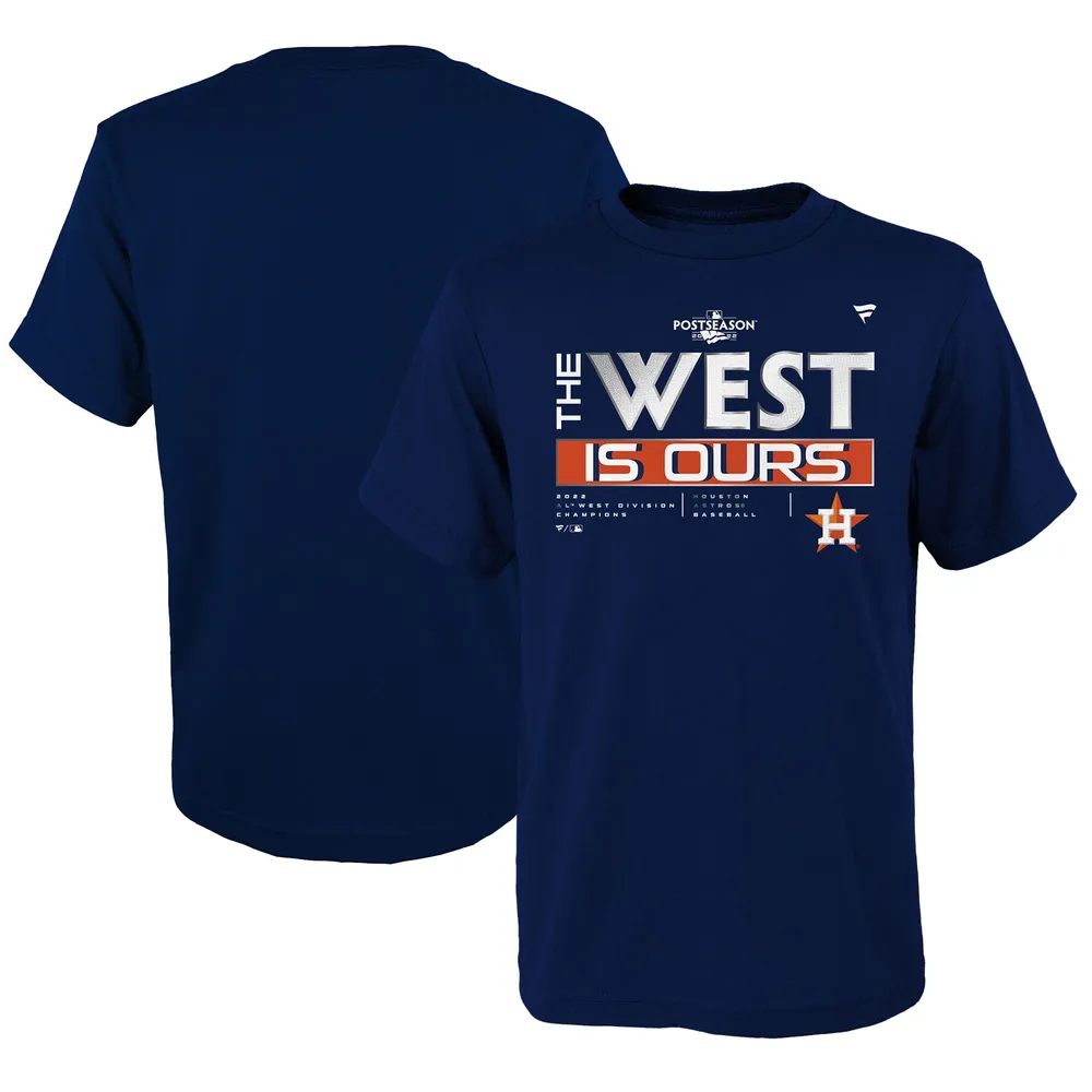 Youth Fanatics Branded White Houston Astros 2022 American League Champions Locker Room T-Shirt