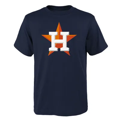 Houston Astros Youth Logo Primary Team T-Shirt - Navy