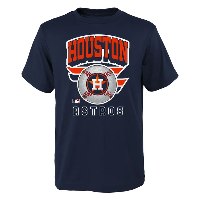 Lids Houston Astros Stitches Youth Allover Team T-Shirt - Navy