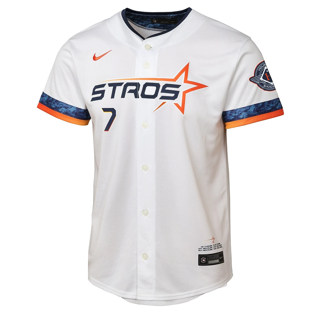 Youth Nike Craig Biggio White Houston Astros 2025 City Connect Limited Player Jersey