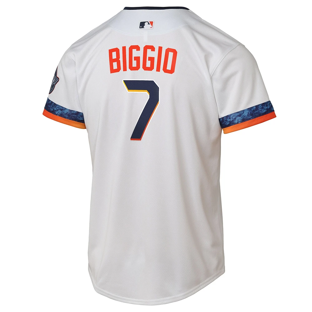 Youth Nike Craig Biggio White Houston Astros 2025 City Connect Limited Player Jersey