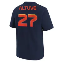 Jose Altuve Houston Astros Nike Women's Name & Number T-Shirt - Navy