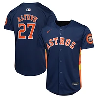 Maillot de joueur alternatif limité Nike Jose Altuve pour jeunes Astros Houston, bleu marine