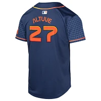 Maillot de joueur Nike Jose Altuve Houston Astros City Connect Limited pour jeunes, bleu marine