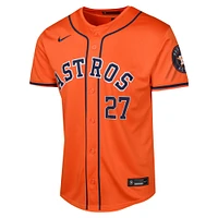 Maillot de joueur alternatif limité Nike Jose Altuve orange Houston Astros pour jeune