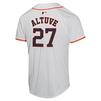 Maillot Nike Jose Altuve pour jeunes Astros de Houston, blanc, joueur match à domicile