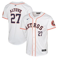 Maillot de joueur Nike Jose Altuve pour jeunes Astros Houston blanc à domicile limit