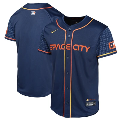 Maillot Nike bleu marine Houston Astros City Connect Limited pour jeunes