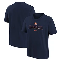 T-shirt local Nike pour jeunes Astros de Houston, bleu marine