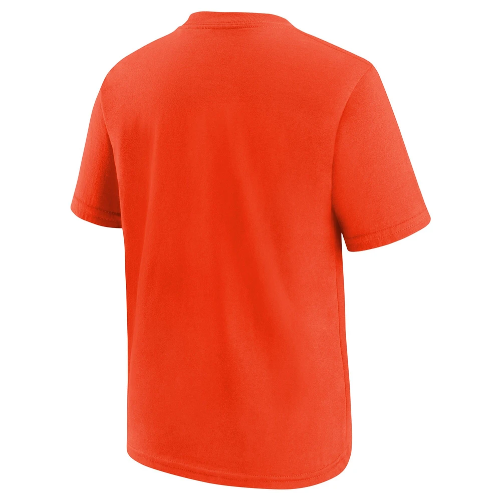 Youth Nike  Orange Houston Astros 2025 City Connect Wordmark T-Shirt