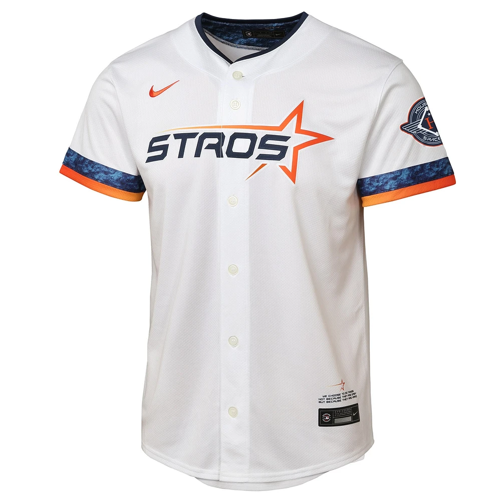 Youth Nike White Houston Astros 2025 City Connect Limited Jersey
