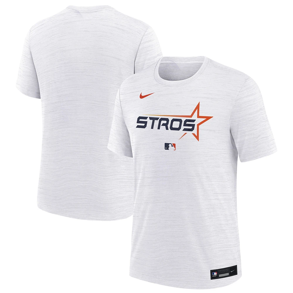 Youth Nike  White Houston Astros City Connect Authentic Collection Velocity Performance T-Shirt