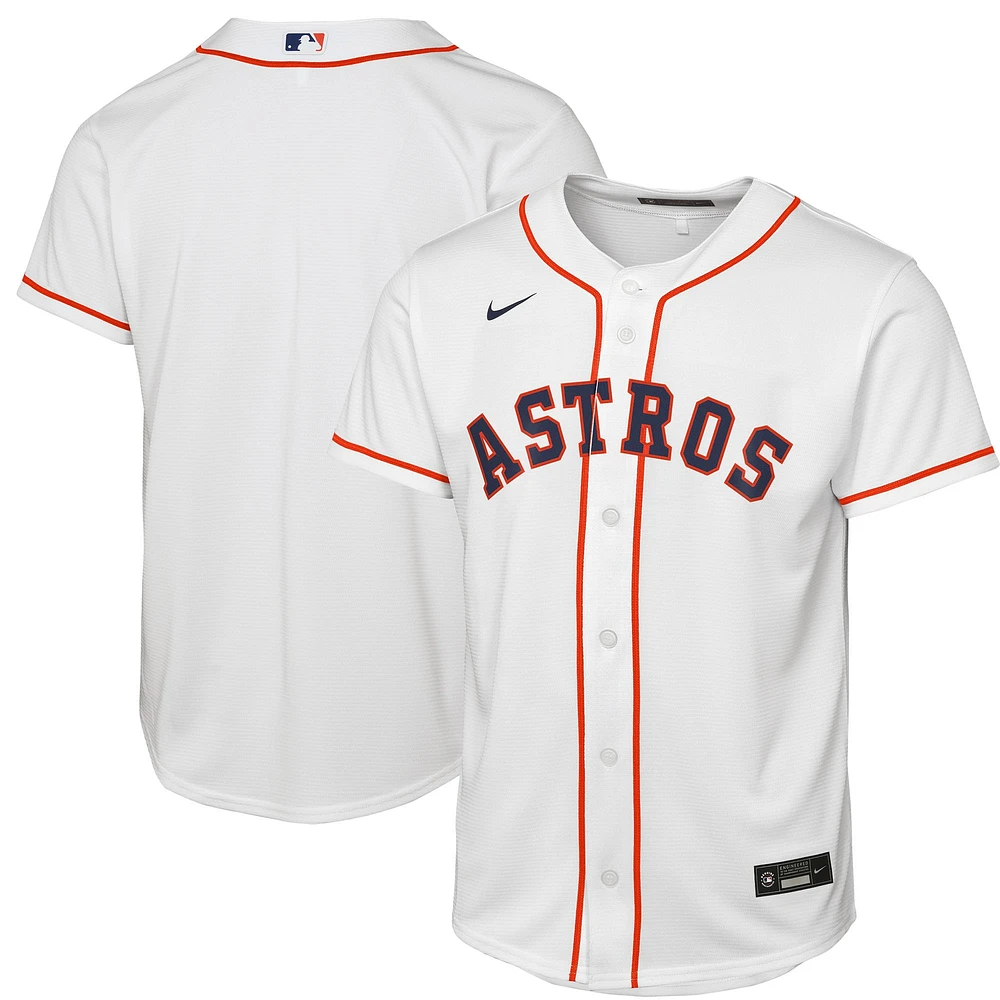 Youth Nike  White Houston Astros Home Replica 2.0 Jersey