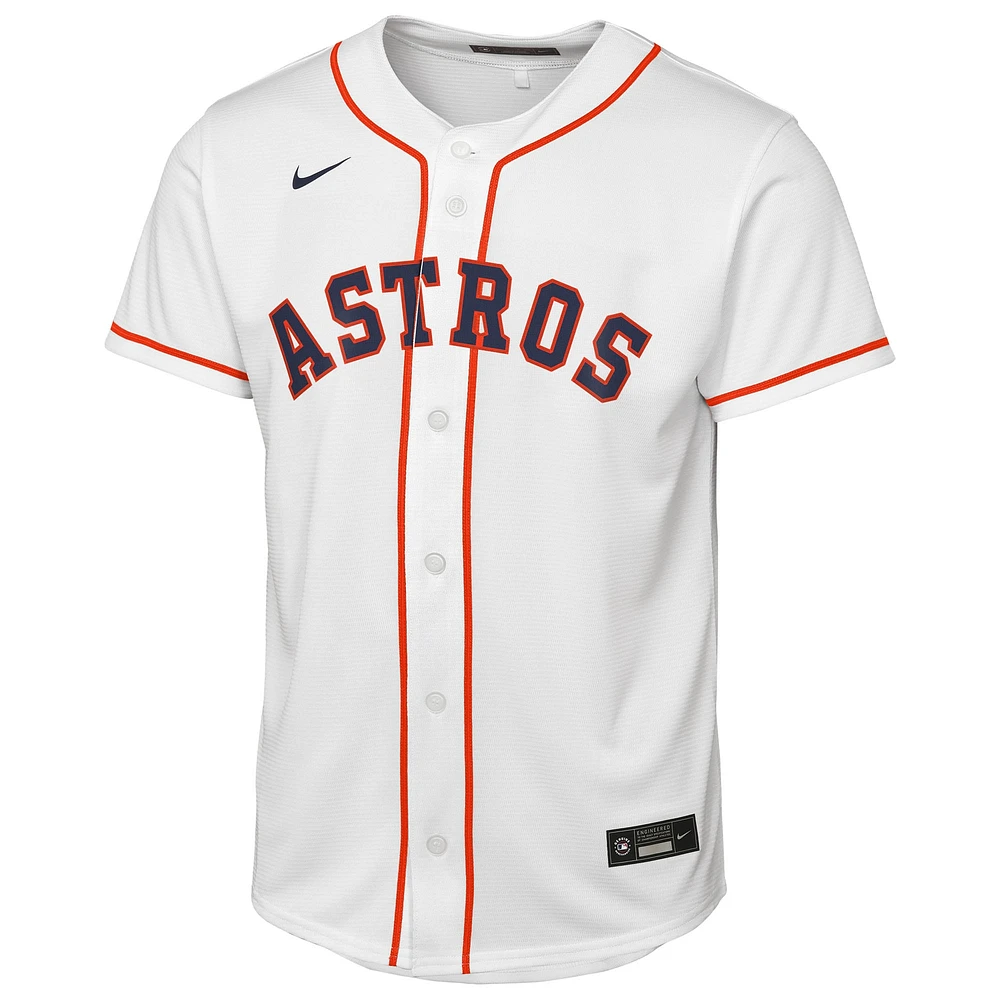 Youth Nike  White Houston Astros Home Replica 2.0 Jersey