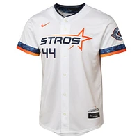 Youth Nike Yordan Alvarez White Houston Astros 2025 City Connect Limited Player Jersey