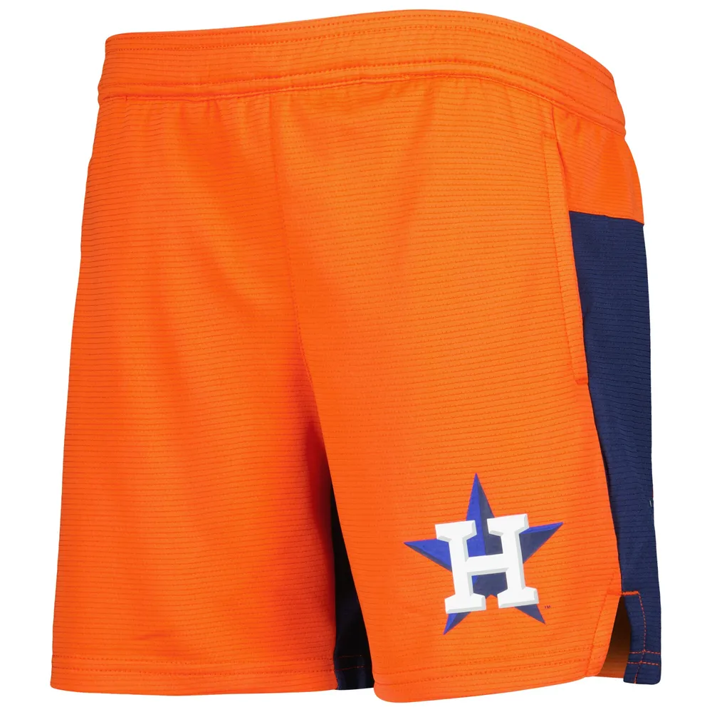 Men's Navy Houston Astros Big & Tall French Terry Shorts