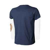 Ensemble de t-shirts bleu marine/blanc Houston Astros pour jeunes