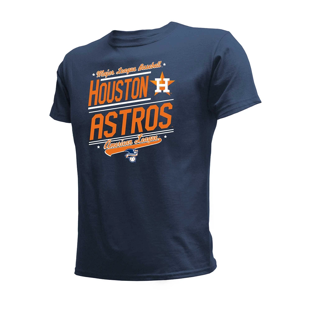 Ensemble de t-shirts bleu marine/blanc Houston Astros pour jeunes