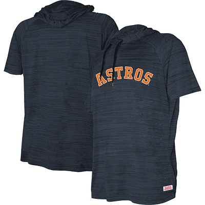 Chandail à capuchon manches courtes raglan Stitches Houston Astros pour jeune bleu marine