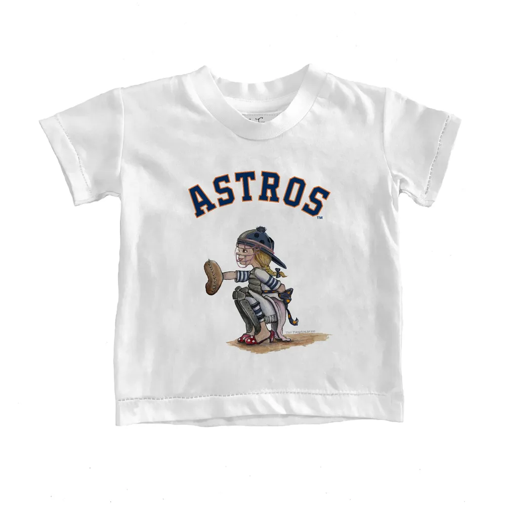 Houston Astros Pride Graphic T-Shirt - White - Mens