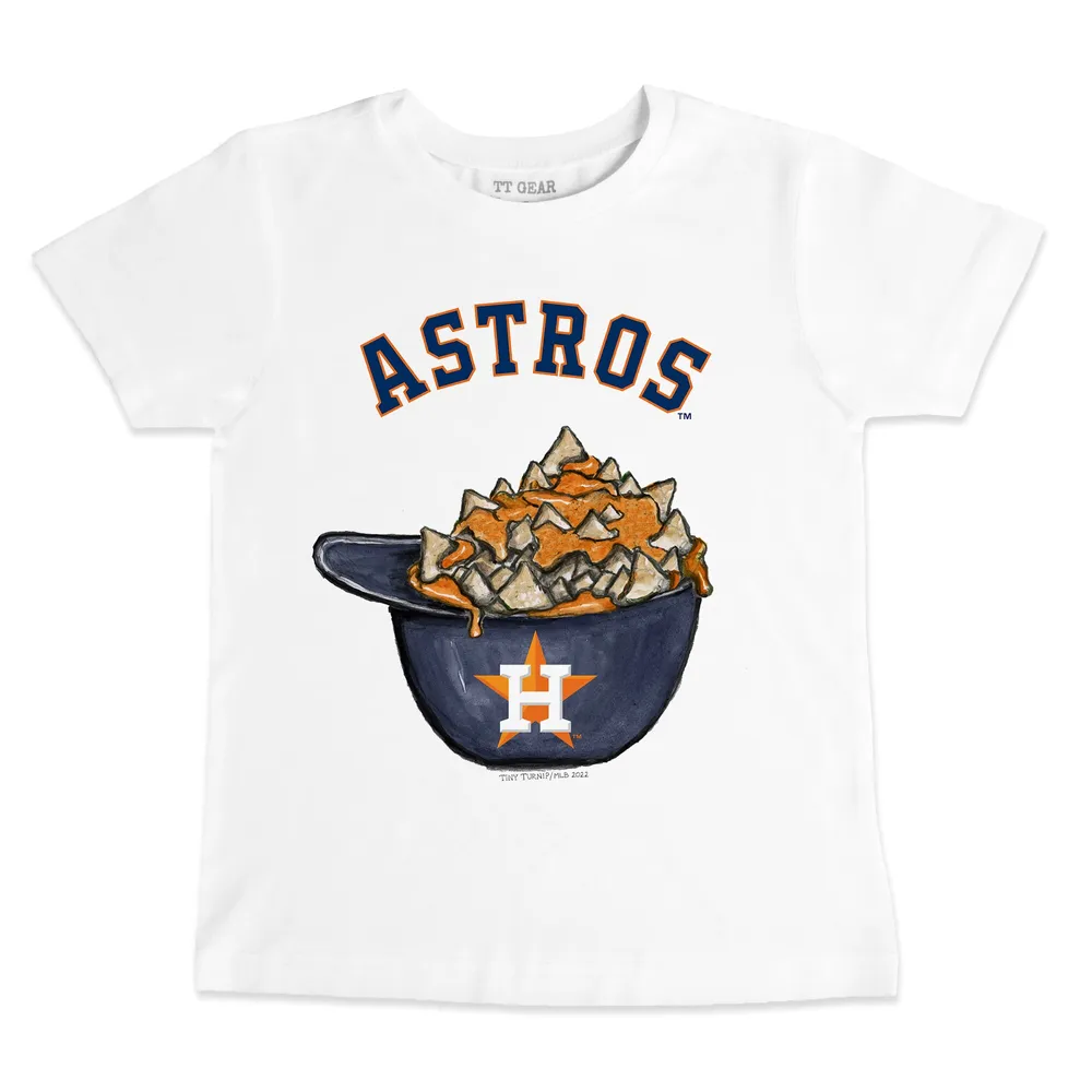 Girls Youth Houston Astros New Era Navy Baby Jersey V-Neck T-Shirt
