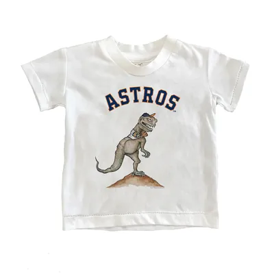 Toddler Tiny Turnip White Houston Astros Stitched Baseball T-Shirt
