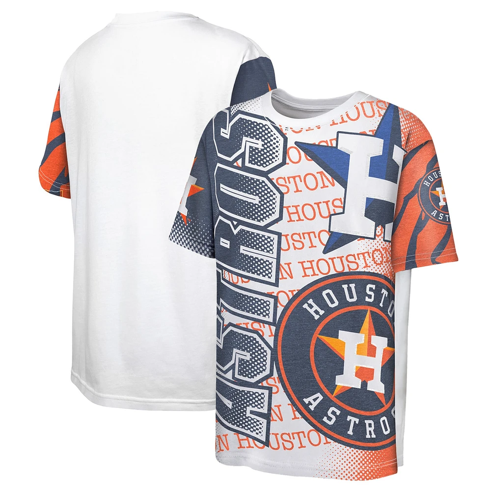 T-shirt blanc Houston Astros Impact Hit Bold pour jeunes