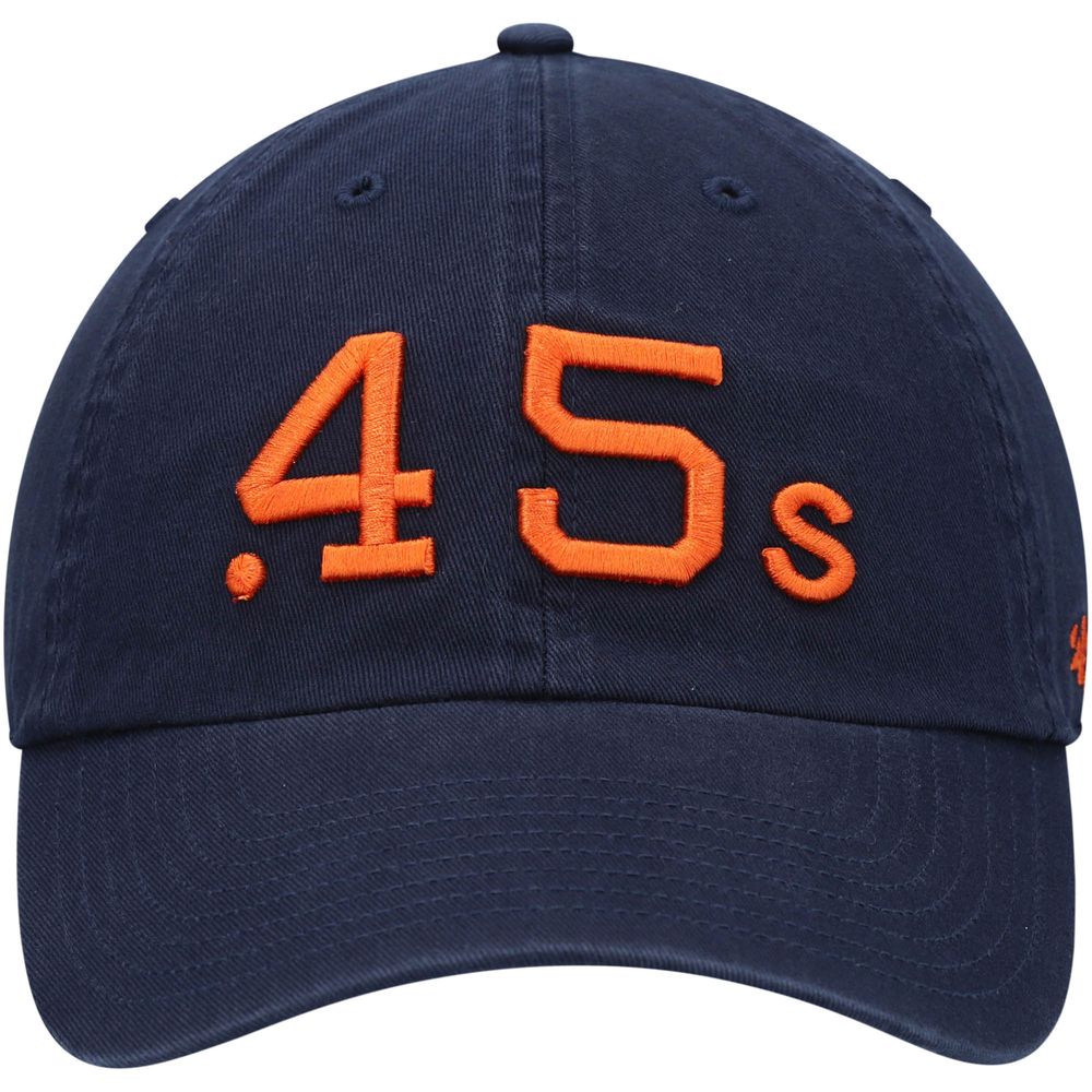 Men's '47 Navy Houston Colt .45's Logo Cooperstown Collection Clean Up Adjustable Hat