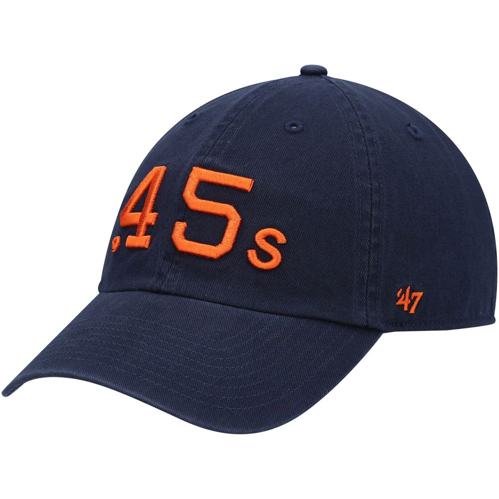 Men's '47 Navy Houston Colt .45's Logo Cooperstown Collection Clean Up Adjustable Hat